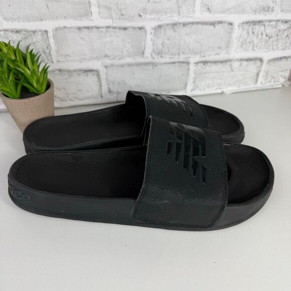 New Balance Slides Black Men's Size 12 - Picture 3 of 6